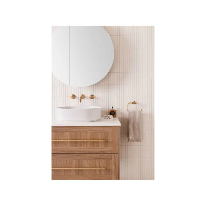 Kado Lux 750mm All Drawer Floor Mounted Vanity Unit 2 Drawers Single Centre Vanity (No Basin)