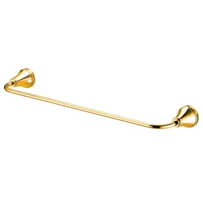 Image for Kado Era Single Towel Rail 600mm Brass Gold
