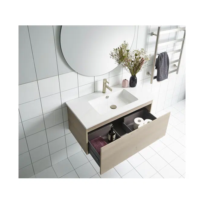 Posh Domaine 900mm x 900mm Round Polished Edge Mirror