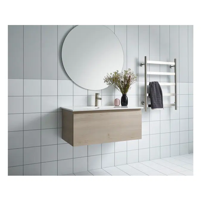 Posh Domaine 900mm x 900mm Round Polished Edge Mirror