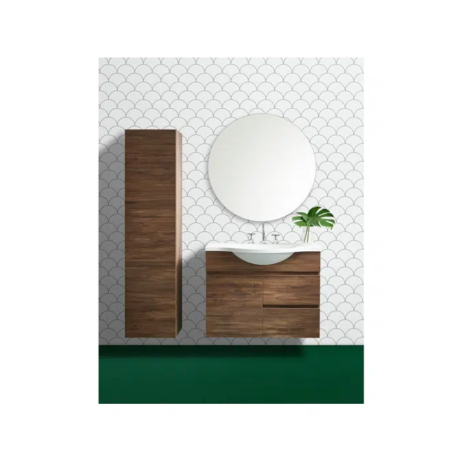 Posh Domaine 900mm x 900mm Round Polished Edge Mirror
