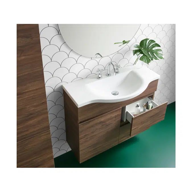 Posh Domaine 900mm x 900mm Round Polished Edge Mirror