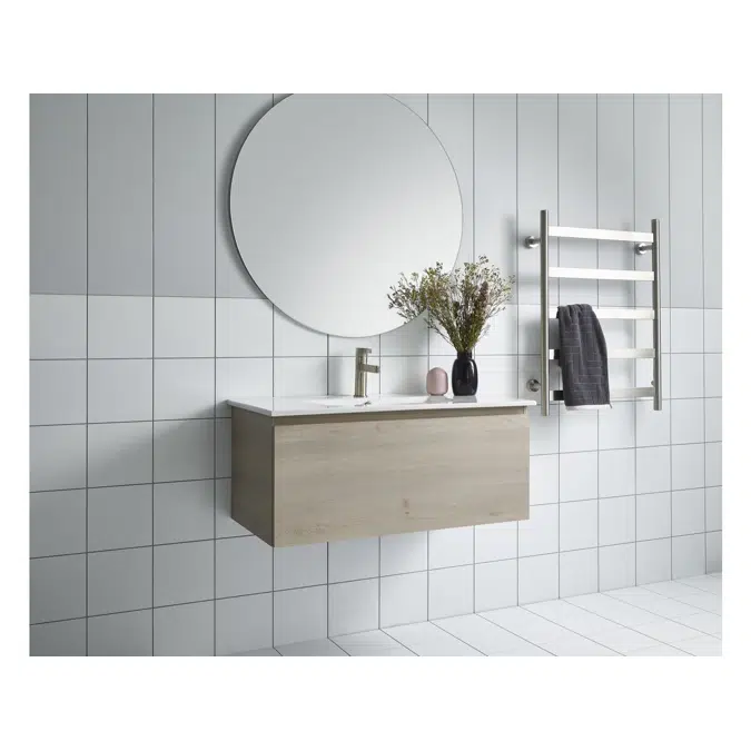 Posh Domaine 900mm x 900mm Round Polished Edge Mirror