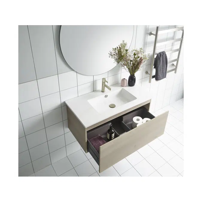 Posh Domaine 900mm x 900mm Round Polished Edge Mirror