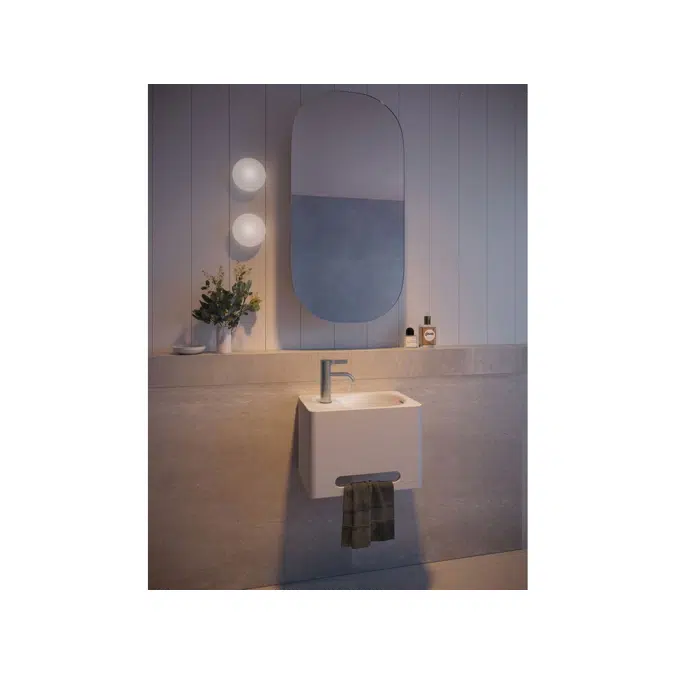 Kado Lussi 480mm Mirror Cabinet Timber Finish