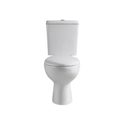 รูปภาพสำหรับ Posh Solus Square Link Toilet Suite S Trap with Soft Close Seat White/ Chrome (4 Star)