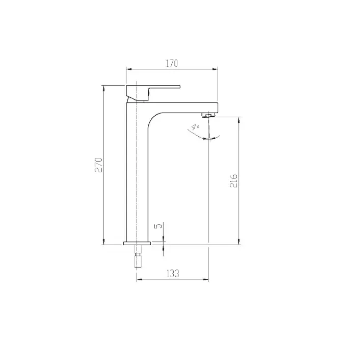 BIM objects - Free download! Mizu Soothe Extended Basin Mixer Tap ...