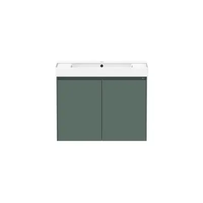 billede til Roca Ona Vanity All Door Centre Bowl 800mm Matte Green