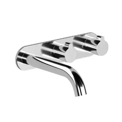 billede til Faucet Strommen Vara Fin Wall Basin / Bath Hostess Tap System Right Hand 150mm Kit Chrome (6 Star) Lead Free