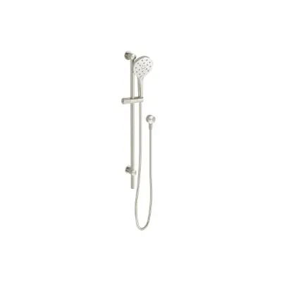Image for Milli Marq Edit Single Rail Shower Brushed Nickel (4 Star)