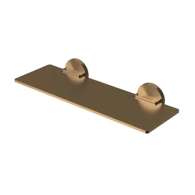 Image for Milli Marq Edit Metal Shower Shelf Brushed Bronze
