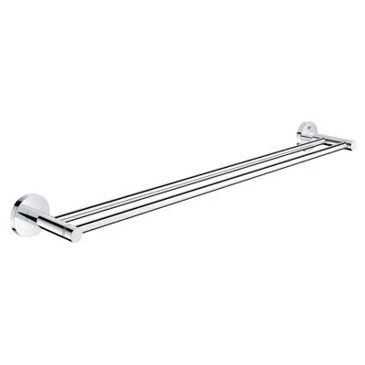 imagem para GROHE Essentials Accessories Double Towel Rail 600mm Chrome