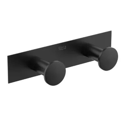 billede til Roca Ona Double Robe Hook Matte Black