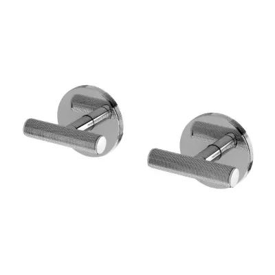Image for Milli Etch Wall Top Assemblies with 15mm Extended Spindles Chrome Lead Free