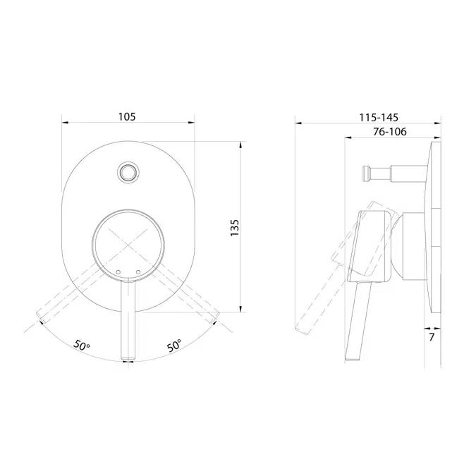 GROHE Concetto Shower / Bath Mixer Tap with Diverter Chrome (V2)