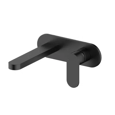 Mizu Soothe MK2 Wall Basin/Bath Mixer Set Kit Matte Black (6 Star) Lead Free 이미지