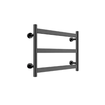 Image pour Mizu Stream Heated Towel Rail 600 x 450mm Matte Black