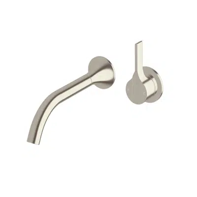 Image for Milli Oria Wall Basin Mixer Outlet System 215mm PVD Brushed Nickel (5 Star)