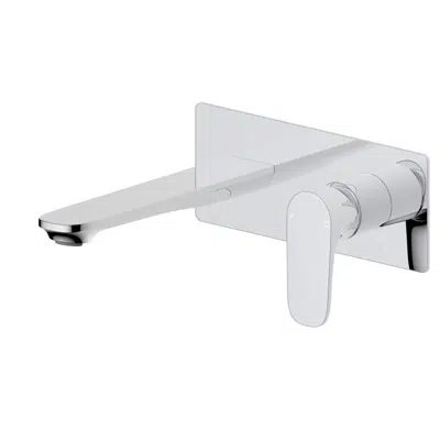 Mizu Silk Wall Basin Mixer Set Kit Chrome (5 Star) 이미지