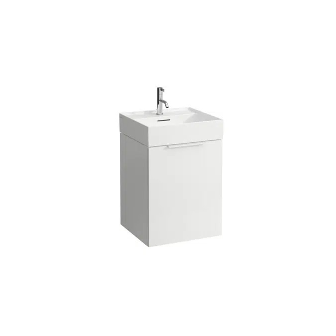 LAUFEN Kartell Wall Basin 1 Tap Hole with Over Flow 500x460 with Fixing Bolts White