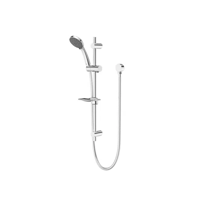 Posh Solus MK3 Single Rail Shower 3 Functions with Wall Water Inlet Chrome (4 Star)