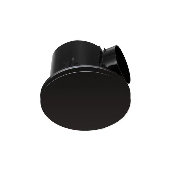 Kado Lux HiFlow 200 Exhaust Fan Round Matte Black