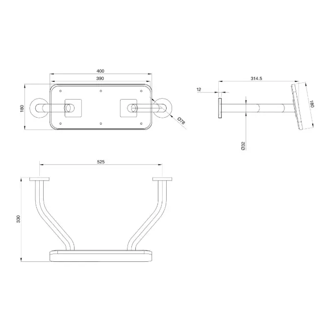 Wolfen 800 Back To Wall Rimless Pan with Single Flap Seat Grey with Backrest (4 Star)