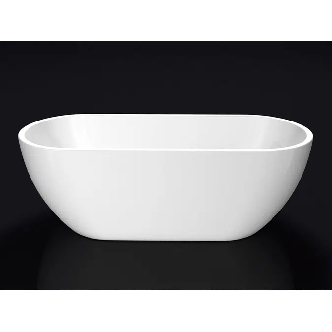 Kado Lux Petite Freestanding Bath 1500mm White