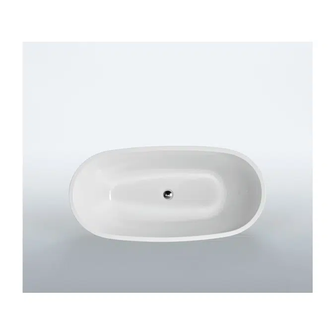 Kado Lux Petite Freestanding Bath 1500mm White