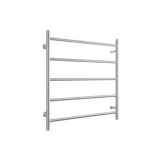 Mizu Drift MK2 750 x 800mm Heated Towel Rail Low Voltage 24V Brushed Stainless Steel