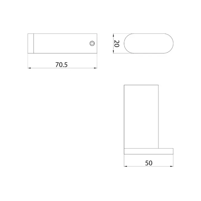 BIM objects - Free download! Mizu Soothe Robe Hook Matte Black | BIMobject