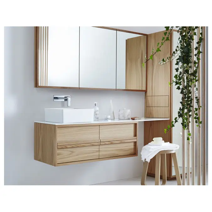 ISSY Z8 1500mm x 150mm x 930mm Recessed Triple Shaving Cabinet