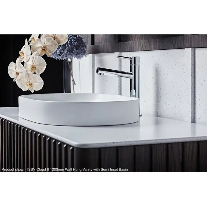 Roca Inspira Round Oval Semi Inset Basin 550mm x 370mm Gloss White