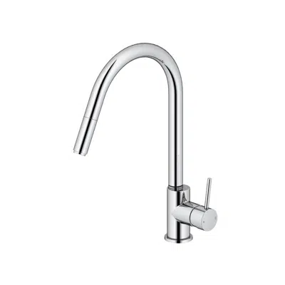 imagen para Mizu Drift MK2 Gooseneck Pull Out Sink Mixer Tap Chrome (4 Star)