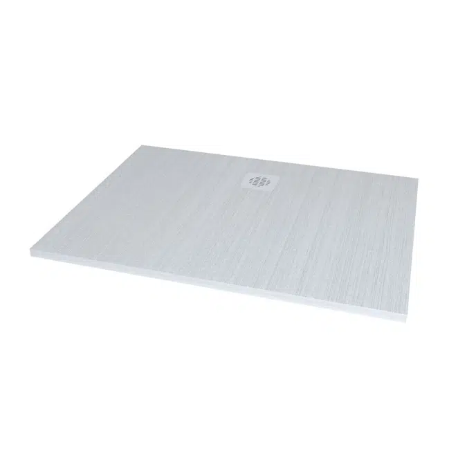 Roca Cyprus Stonex Shower Floor 1200mm x 900mm Blanco with Matching Waste