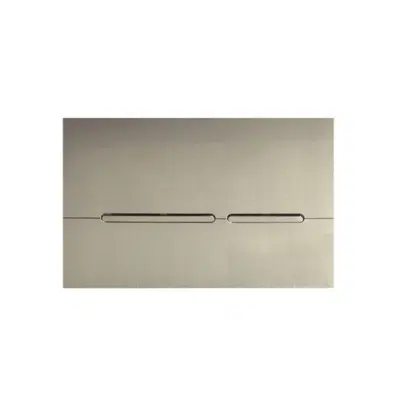 imagem para Hideaway+ Thin Button/ Plate Inwall ABS Brushed Nickel