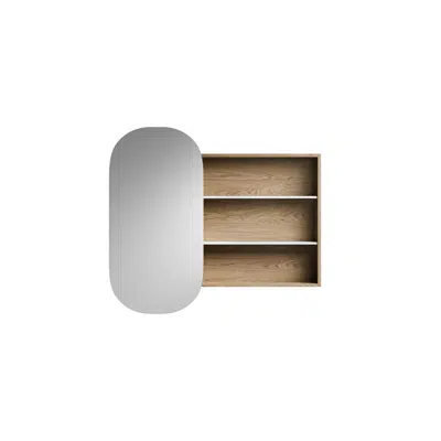 obraz dla Kado Lussi 1080mm Mirror Cabinet Timber Finish