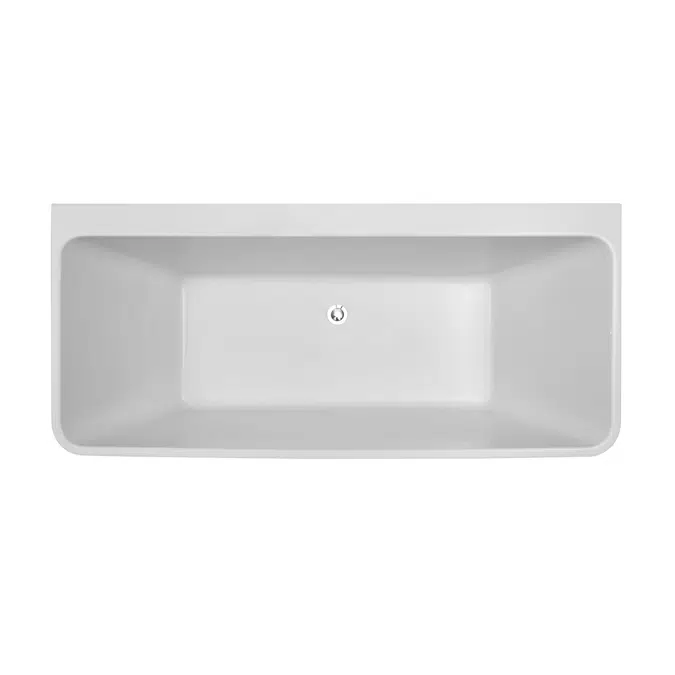 Posh Domaine Back to Wall Freestanding Bath 1700 x 750mm White