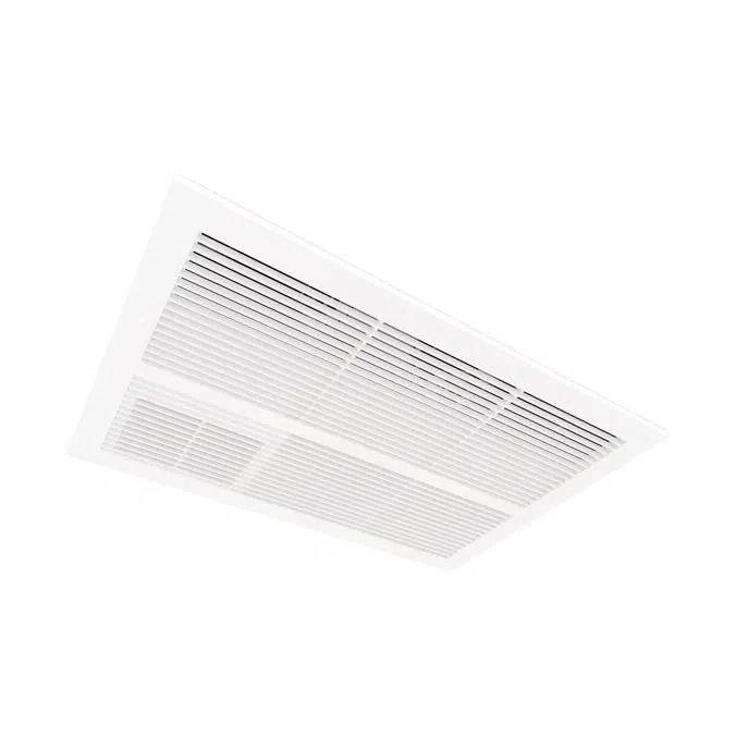 Kado Lux 2 in 1 Fan Heater & Exhaust White