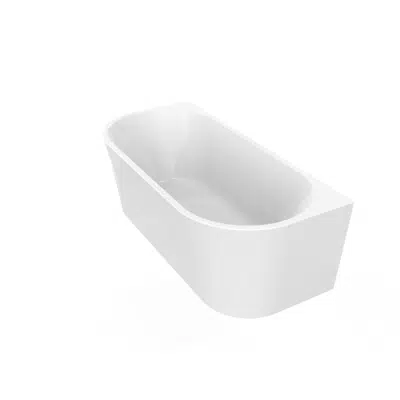 imagem para Posh Solus Back To Wall Freestanding Bath 1600mm