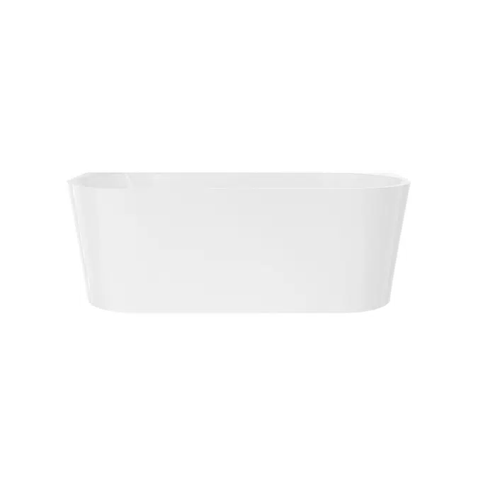 Posh Solus Back To Wall Freestanding Bath 1600mm