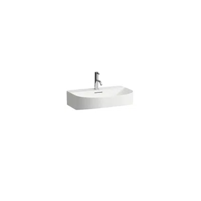 Image for LAUFEN Sonar Wall Basin with Overflow & Fixing Bolts 1 Taphole 600 x 420mm White