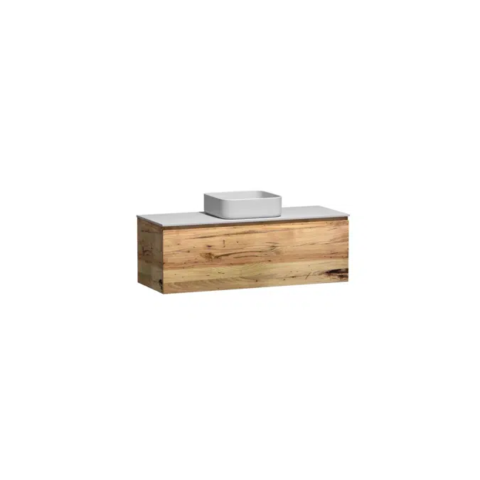 Kado Arc Timber All Drawer 1200 Vanity Corian 12mm Top