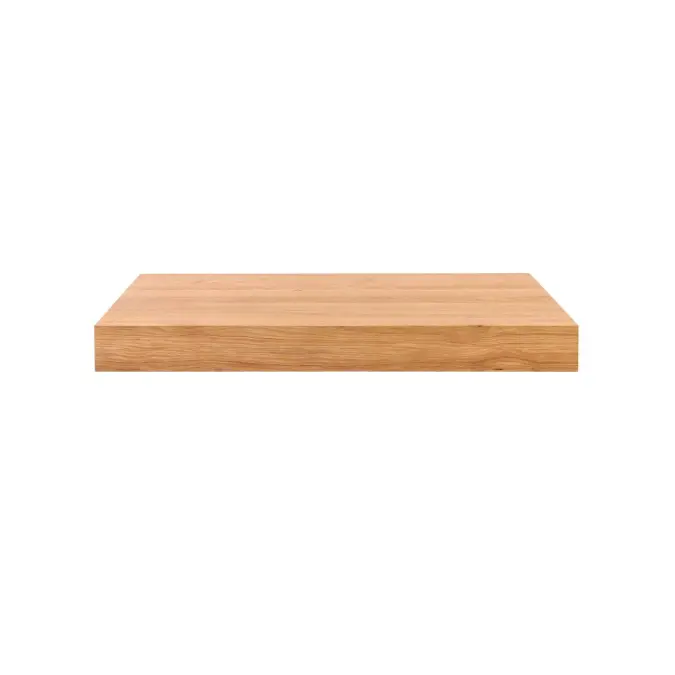 Kado Arc Basin Shelf 1200mm x 500mm American Solid Oak