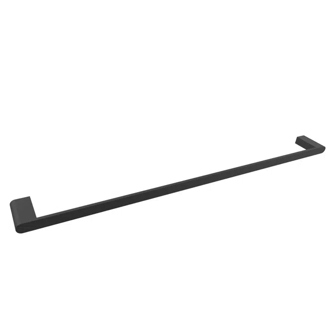 BIM objects - Free download! Mizu Soothe Single Towel Rail 750mm Matte ...