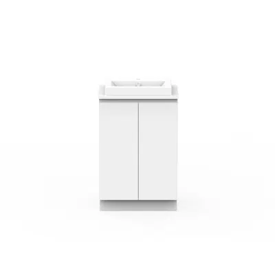 Image pour Posh Domaine 600mm Floor Mount Vanity Unit Conventional Cherry Pie Top (no basin)