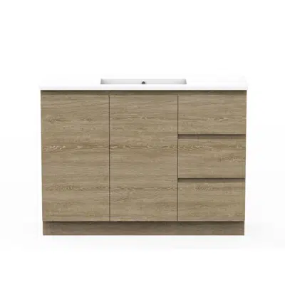 afbeelding voor Posh Domaine Ensuite 1200mm Floor Mounted Vanity Unit Cast Marble Top