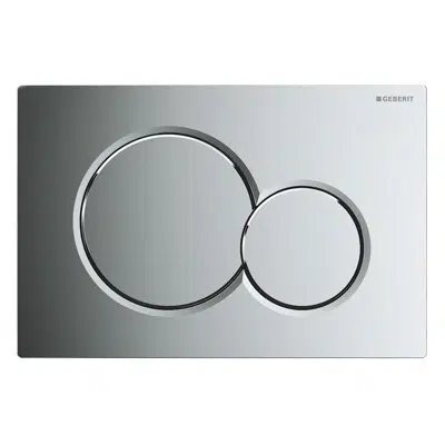 kuva kohteelle Geberit Sigma 01 Dual Flush Access Plate ABS Bright Chrome