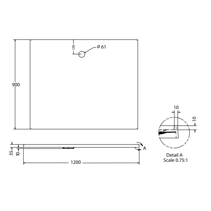 Bristol Torbex MK2 Base and Screen System 1200 x 900mm