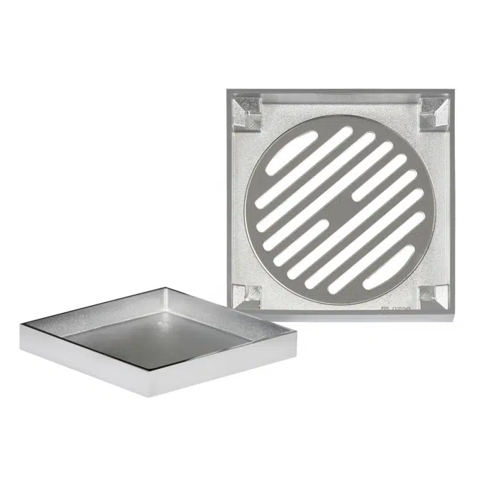 Mizu Drift Tile Insert Waste 100mm Chrome